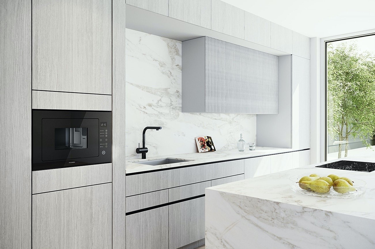 Tempered Glass In Modern Microwave Oven